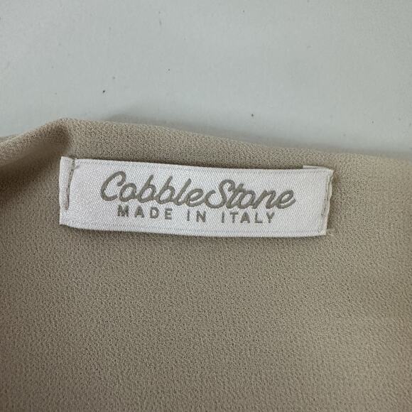 Cobblestone Tunic Womens OS Italy Top Minimalist Contemporary Career Coastal - Picture 6 of 9